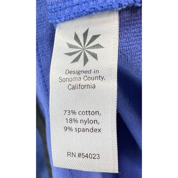 Athleta Pullover Womens XXS Blue Sentry Active Hoodie Sweatshirt Cowl Neck - Picture 11 of 12